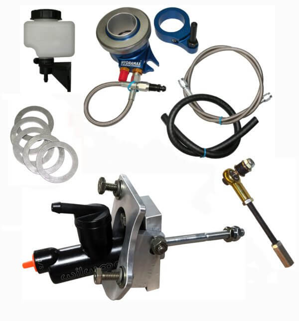 1971-73 Mustang HYDRAMAX Hydraulic Clutch Actuator System for HD Toploader with 1-3/16" input