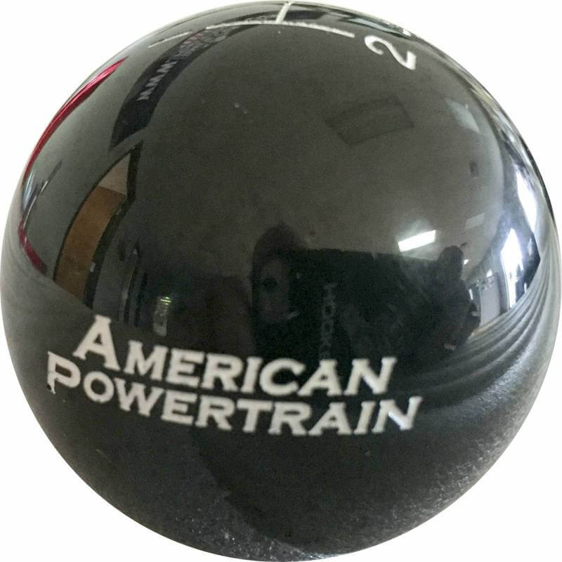 American Powertrain 5speed Shifter Ball Black 2" American Powertrain
