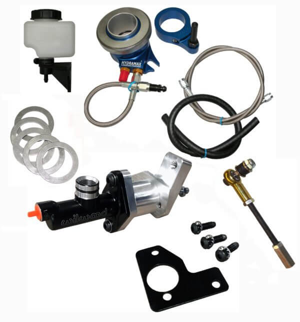 1965-66 Mustang Hydramax Hydraulic Clutch System for 1-3/16" input Toploader
