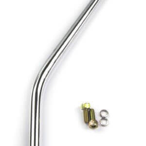 Lokar Single Bend Chrome 16" Shifter Lever  fits T5, T45