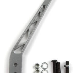 Clayton Machine Work 10" Single Bend Shifter Lever Truss Style Grey Billet Aluminum Finish TREMEC TKO & Magnum