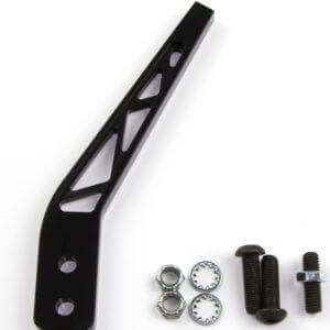 Clayton Machine Works 8" Shift Lever Single Bend Truss Style Anodized Black TREMEC TKX & MAGNUM