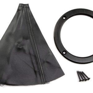 Lokar Black Round Shifter Boot Billet Ring w/Boot