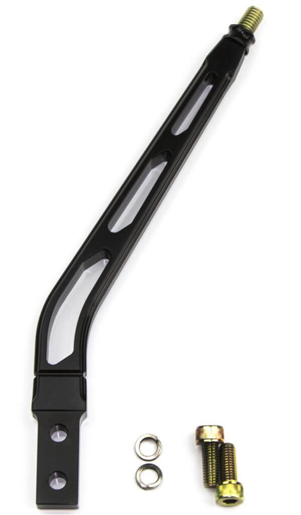Lokar Black Billet Shifter Handle Single Bend 8" fits T5, T45