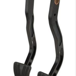 67-72 Chevy C10 Clutch and Brake Pedals- Lokar Midnight Series Black