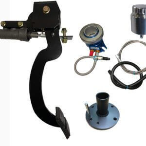 1968-72 Chevy Chevelle Hydraulic Clutch Conversion Kit with Clutch Pedal for GM TREMEC 6-Speed Magnum T-56