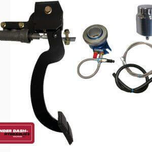 1968-72 GM A-body (BOP ONLY) LeMans, 442, GTO, Cutlass, Skylark Hydraulic Clutch Conversion Kit with Clutch Pedal for TKX, TKO and Muncie