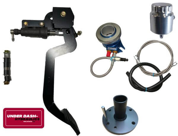 1962-65 Chevy II/Nova Hydraulic Clutch Conversion Kit with Underdash Hydraulic Clutch Pedal for GM TREMEC 6-Speed Magnum T-56