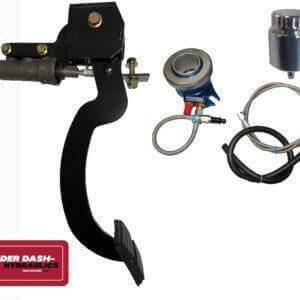 1968-72 Chevy Chevelle GM A-body Hydraulic Clutch Conversion Kit with Clutch Pedal for TKX, TKO and Muncie
