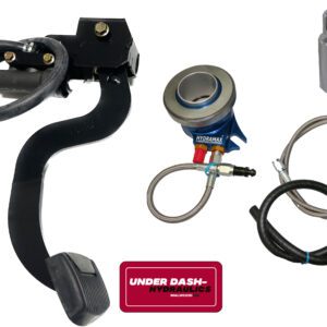1960-65 Ford Falcon/Comet Hydraulic Clutch Conversion Kit with Underdash Hydraulics Clutch Pedal for TKX, TKO, T-5 and Magnum 6-Speed, T-56