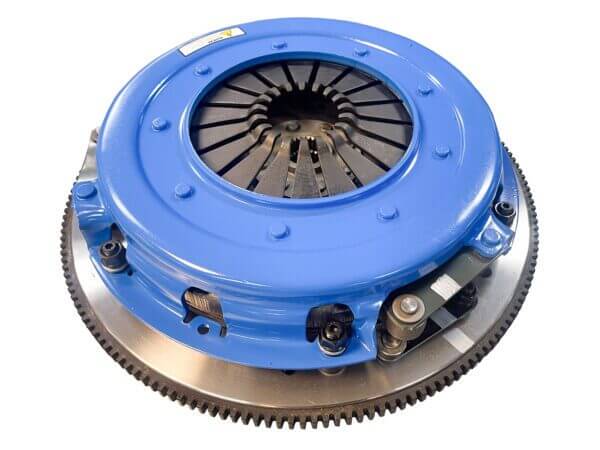 ProTwin Dual Disc Clutch Kit for Small Block Chevy 1986-99 Zero balance 168 tooth steel flywheel one piece seal. 26-spline 1100 ft/lbs