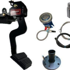1963-65 Chevrolet Corvette Hydraulic Clutch Conversion Kit with Malwood Clutch Pedal for Tremec 6-speed, Magnum and T-56