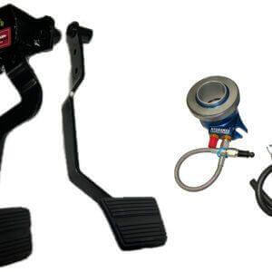1967-69 Chevrolet Camaro Pontiac Firebird Trans Am Hydraulic Clutch Conversion Kit with Malwood Clutch Pedal for TKX, TKO and Muncie Automatic to manual only