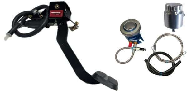 1967-68 Chevy Impala Hydraulic Clutch Conversion Kit with Malwood Clutch Pedal for 4-speed Munice, 5-speed Tremec TKO, TKX.