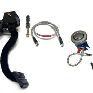 1968-72 Chevy Nova GM X-body Hydraulic Clutch Conversion Kit with Malwood Clutch Pedal for TKX, TKO and Muncie