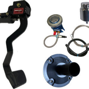 1967-68 Ford Mustang Hydraulic Clutch Conversion Kit with Underdash Hydraulics Clutch Pedal for 4-Speed Toploader with 1 1/16" Input Shaft