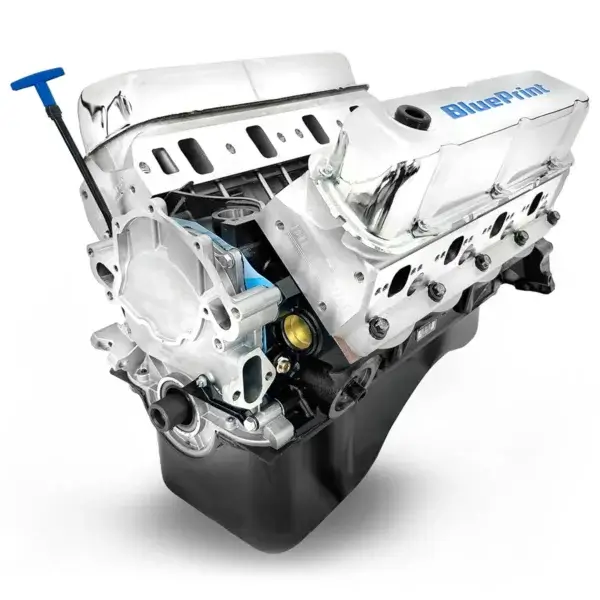 Ford Small Block 347 C.I. Engine 415 Horsepower Long Block-Front Sump Oil Pan