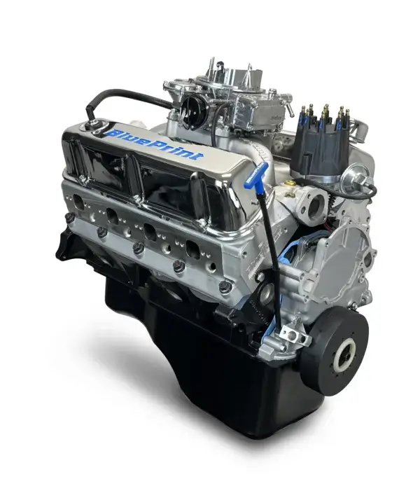 Ford Small Block 347 C.I. Engine - 415 Horsepower - Base Dressed - Carbureted-Front Sump Oil Pan - Image 3