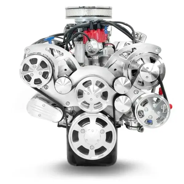 Ford Small Block  347 c.i. Engine - 415 Horsepower - Deluxe Dressed with Polished Pulley Kit - Carbureted - Image 3