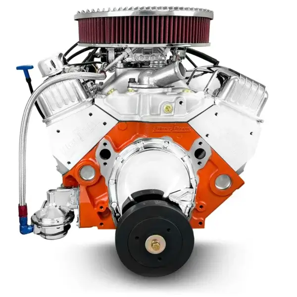 GM Small Block Compatible 327 c.i. Engine - 350 Horsepower - Deluxe Dressed - Carbureted - Image 3