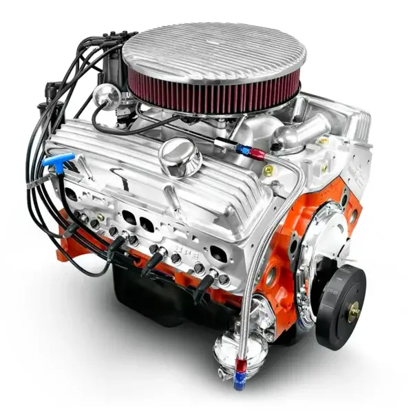 GM Small Block Compatible 327 c.i. Engine - 350 Horsepower - Deluxe Dressed - Carbureted - Image 2