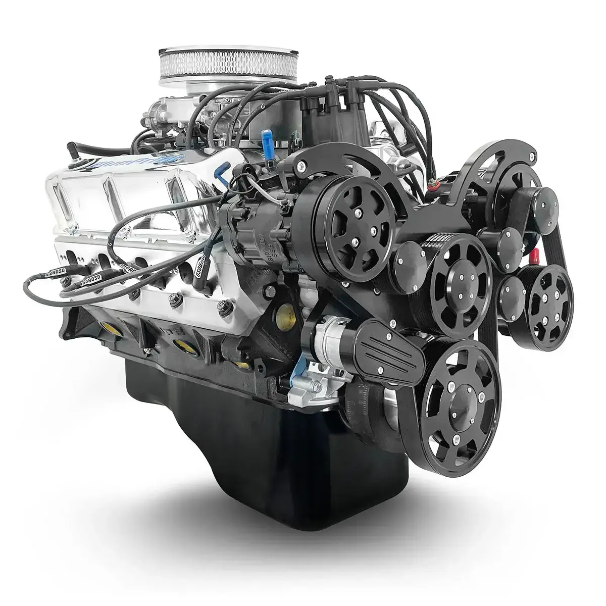 Ford Small Block 347 c.i. Engine - 415 Horsepower - Deluxe Dressed with Black Pulley Kit - Front Sump Oil Pan-Fuel Injected - Image 3