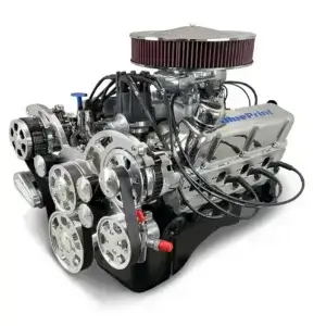 Ford Small Block  347 c.i. Engine - 415 Horsepower -Deluxe Dressed with Polished Pulley Kit - Front Sump Oil Pan- Fuel Injected