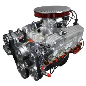GM Small Block 327 c.i. Engine - 350 Horsepower - Deluxe Dressed - Polished Pulley Kit - Fuel Injected