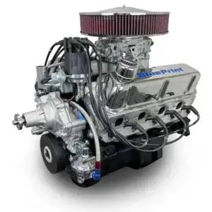 Ford Small Block 347 c.i. Engine - 415 Horsepower - Rear Sump Deluxe Dressed - Carbureted