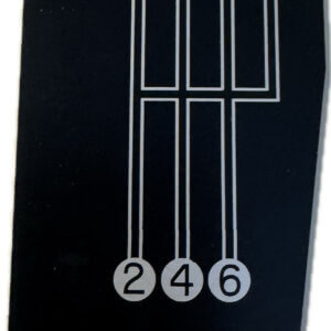 1968-76 Chevrolet Corvette 6 Speed Console Plate