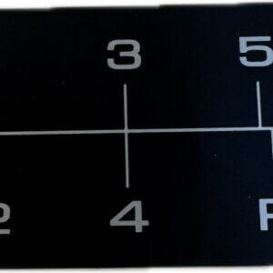 1968-72 Chevrolet Chevelle 5 Speed Console Plate