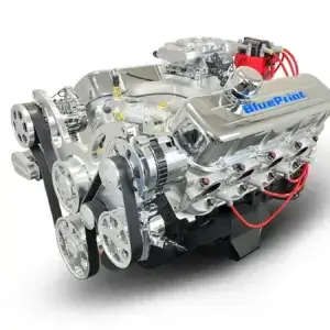 GM Big Block Compatible 454 c.i. Engine - 460 Horsepower - Deluxe Dressed - Polished Pulley Kit - Fuel Injected
