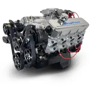 GM Big Block Compatible 454 c.i. Engine - 460 Horsepower - Deluxe Dressed - Black Pulley Kit - Fuel Injected