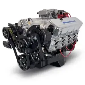 GM Big Block Compatible 496 c.i. Engine - 600 Horsepower - Deluxe Dressed - Black Pulley Kit - Fuel Injected