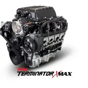 GM LS Compatible 427 c.i. Pro Series Engine - 800 Horsepower - Deluxe Dressed - Natural Pulley Kit - Holley Terminator X EFI System