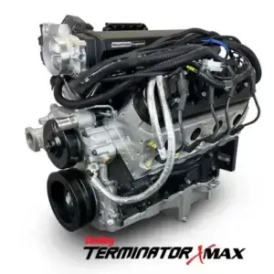 GM LS Compatible 376 c.i. Pro Series Engine - 525 Horsepower - Base Dressed - Holley Terminator X EFI System