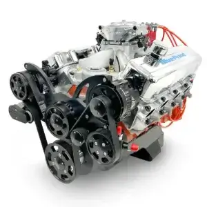 GM Big Block Compatible 502 c.i. Pro Series Engine - 627 Horsepower - Deluxe Dressed - Black Pulley Kit - Fuel Injected