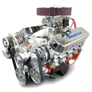 GM Big Block Compatible 540 c.i. Pro Series Engine - 670 Horsepower - Deluxe Dressed - Polished Pulleys - Carbureted