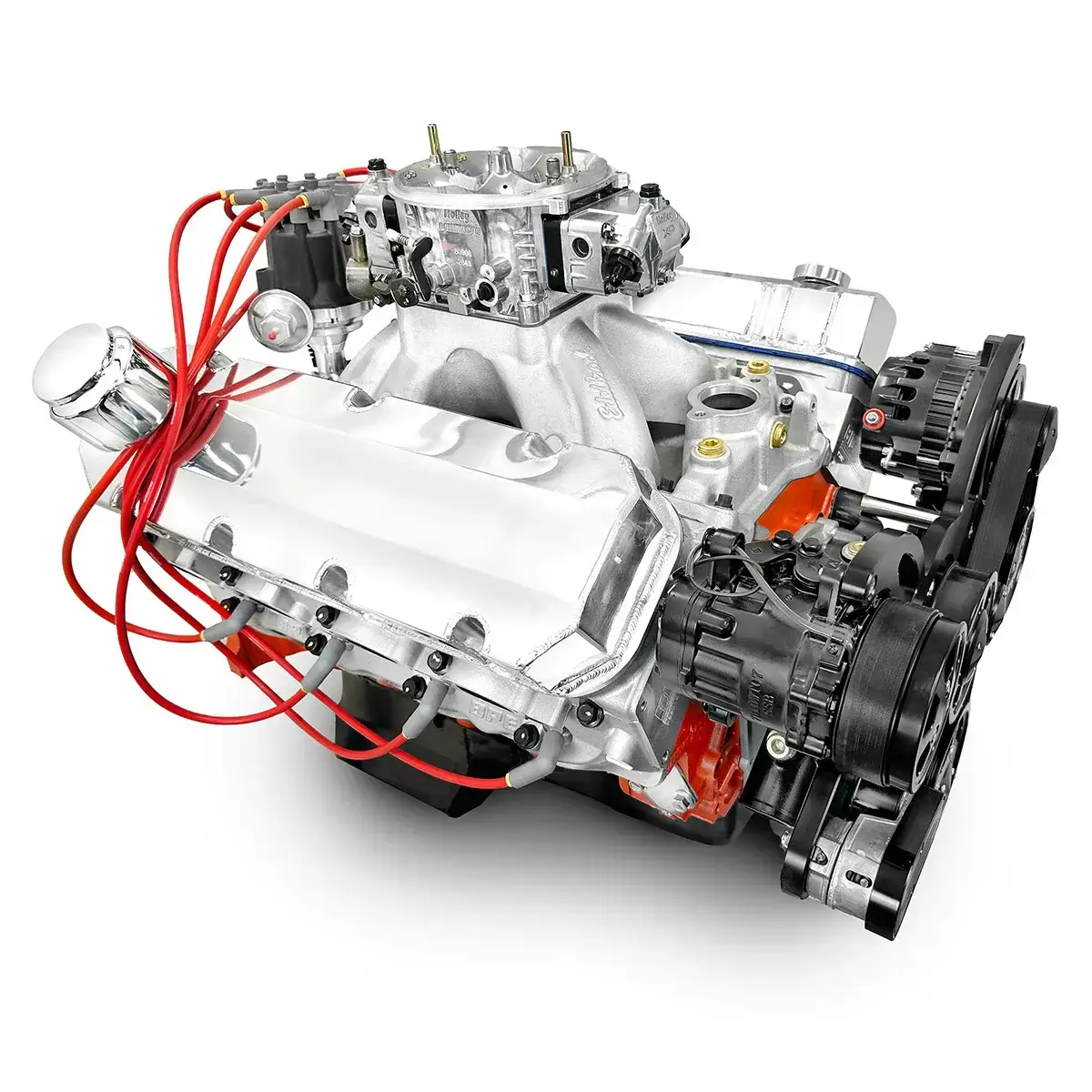 GM Big Block Compatible 632 c.i. Pro Series Engine - 815 Horsepower - Deluxe Dressed - Black Pulley Kit - Carbureted - Image 3