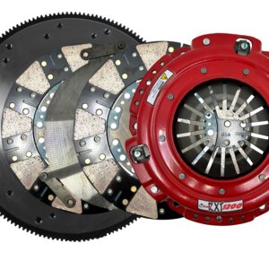 McLeod RXT 1200 Dual Disc Clutch Kit, Steel Flywheel, Ford GT500 2007-09 8 Bolt Crank, 1-1/8 x 26, 164T