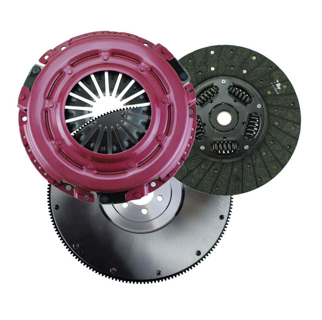 RAM HDX 500HP Street Performance Organic Clutch Kit With Flywheel - GM LS 6 bolt 12" x 26 Spline