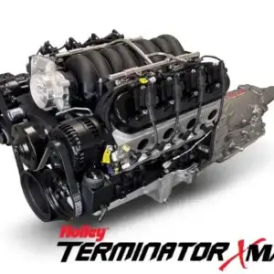 BluePrint Engines GM LS 376 c.i. Engine and 4L65/70E Automatic Transmission 530 Horsepower Standard Edition Builder Series Black Pulley Kit Holley Terminator X EFI System