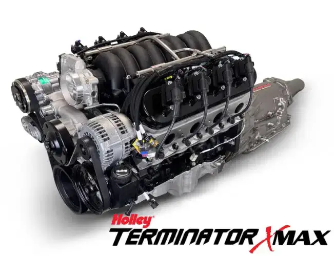 BluePrint Engines GM LS 376 c.i. Engine and 4L65/70E Automatic Transmission 530 Horsepower Standard Edition Builder Series Natural Pulley Kit Holley Terminator X EFI System