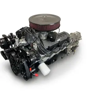 BluePrint Engines 302 c.i. Ford Compatible Builder Series - Bronco Edition - Fuel Injected - 4L70W Automatic Transmission - Black Pulley Kit.