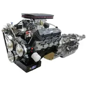 BluePrint Engines 347 c.i. Ford Compatible Builder Series - Standard Edition - Carbureted - 4R70W Automatic Transmission - Polished Pulley Kit.