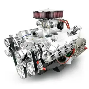 BluePrint Engines 598 c.i. GM Compatible Builder Series - Standard Edition - Carbureted - 4L80E Automatic Transmission - Polished Pulley Kit.