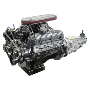 BluePrint Engines 347 c.i. Ford Compatible Builder Series - Mustang Edition - Carbureted - TKX Manual Transmission - Black Pulley Kit.