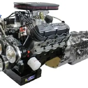 BluePrint Engines 347 c.i. Ford Compatible Builder Series - Mustang Edition - Fuel Injected - 4R70W Automatic Transmission - Polished Pulley Kit.